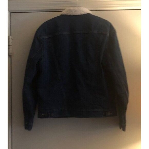 MEN'S PREOWNED VINTAGE 1970s WRANGLER WESTERN SHERPA LINED DENIM JACKET SIZE MED - Picture 11 of 14